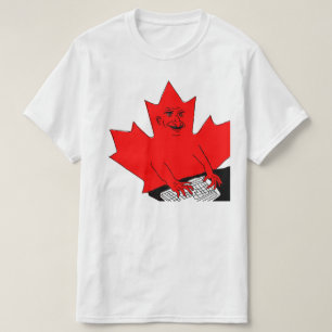 T-shirt Mème d'affiche canadienne Leaf