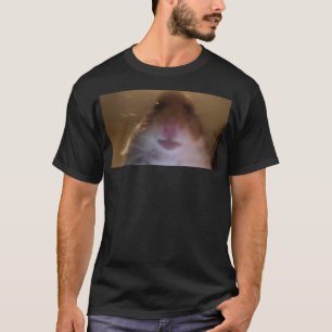 T-shirt Mème Dank Funny Hamster Staring Caméra avant Inter