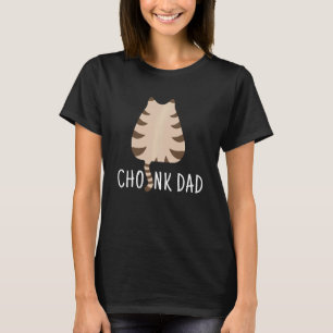 T-shirt Mème de balance de chat drôle de Chonk Papa