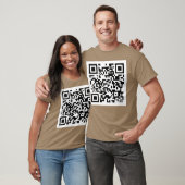 T-shirt Mème de blague de code QR de pet humide (Unisexe)