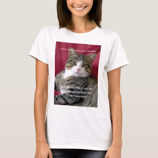 T-shirt Mème de chat (Devant)