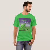 T-shirt Mème de chat alien drôle drôle (Devant entier)