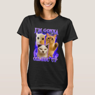 T-shirt Mème de chat Amoureux de chat Humour drôle Maman c
