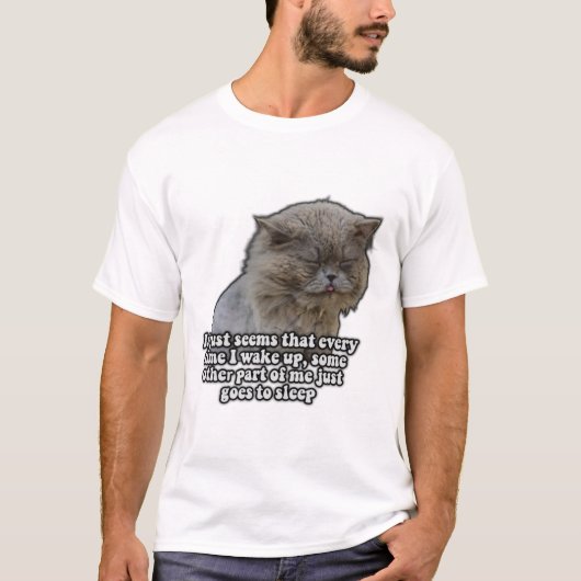 T-shirt Mème de chat amusant pour les amateurs de chatte e (Devant)