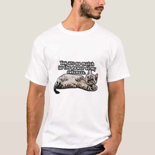T-shirt Mème de chat amusant pour les propriétaires de cha (Devant)