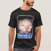 T-shirt Mème de chat Benadryl (Devant)