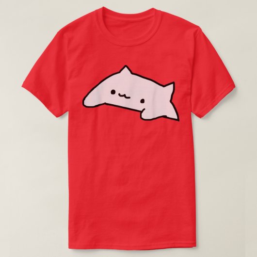 T-shirt Mème de chat Bongo  (Design devant)