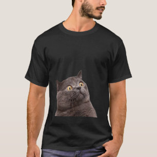 T-shirt Mème de chat choqué surpris