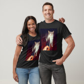 T-shirt Mème de chat de couteau drôle (Unisexe)