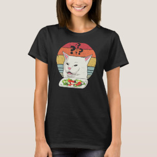 T-shirt Mème De Chat Drôle, Criant Rétro Sur Les Chats Man