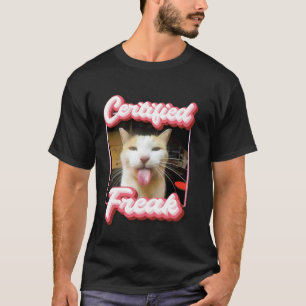 T-shirt mème de chat drôle - Spécialiste de la Folie Mème