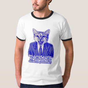 T-shirt Mème de chat fâché drôle pour les amateurs de chat