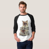 T-shirt Mème de chat fâché drôle pour les kitty personnes (Devant entier)