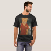T-shirt Mème de Chat Fumeur Mécanicien (Devant entier)