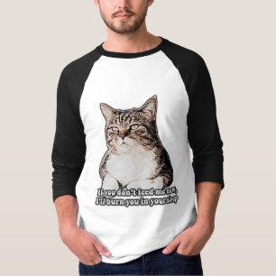 T-shirt Mème de chat grincheux pour les personnes de chat