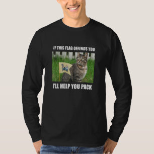 T-shirt Mème de chat Satire Ironique Sarcastique Drôle Bla