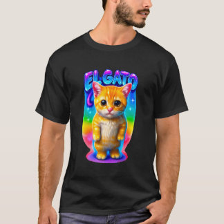 T-shirt Meme de chat triste qui pleure Munchkin Kitty Meme