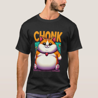 T-shirt Mème de chats gras drôles, amateur de chat Chonk