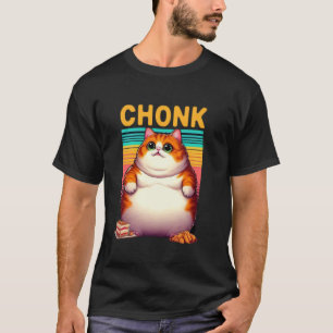 T-shirt Mème de chats gras drôles, chat Chonk Cadeau pour
