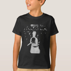 T-shirt Mème de chien qui fume drôle