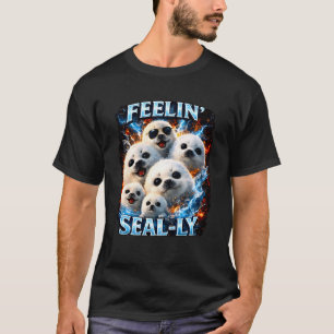 T-shirt Mème de Contrebande de Bébé Phoque à Tête de Clown