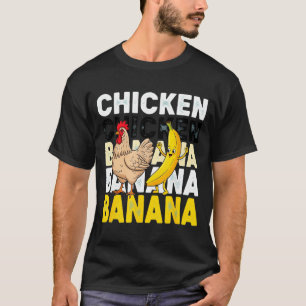 T-shirt Mème de danse de poulet banane drôle pour enfants