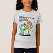 T-Shirt Mème de gâteau Chubby Dinosaur (Devant)