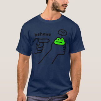 T-shirt Mème de grenouille malhonnête se comporter pas de 