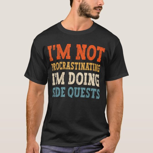 T-shirt Mème de jeu, je ne retarde pas je fais Sid (Devant)