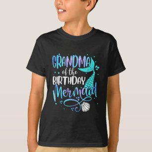 T-shirt Mémé de la famille de sirène d'anniversaire tenue