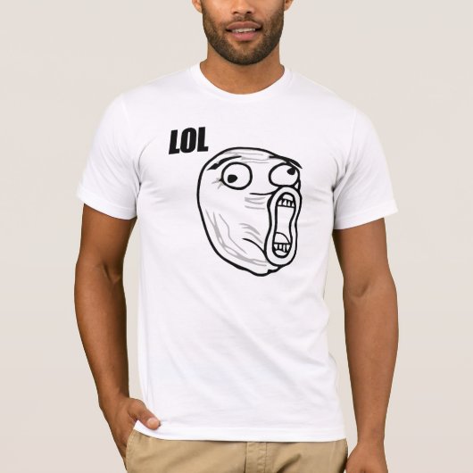 T-shirt Meme de LOL (Devant)