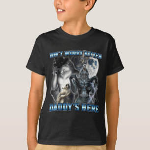 T-shirt Mème de loup alpha drôle et cool Ne t'inquiète pas
