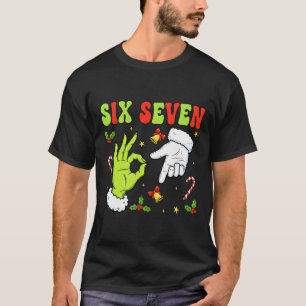 T-shirt Mème de Noël Six Sept tendance 67 Xmas drôle Ch