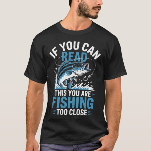 T-shirt Mème de pêche drôle (Devant)