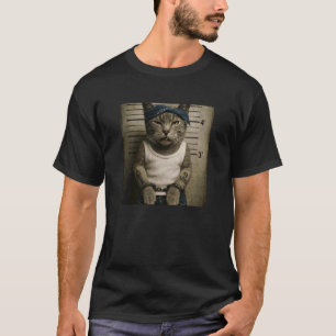 T-shirt Mème de photo d'identité de chat drôle
