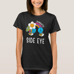 T-shirt Mème de phrase à la mode virale Regard latéral bom