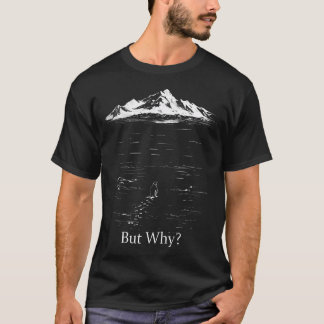 T-shirt Mème de pingouin On l'a vu aller tout droit mais p