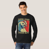 T-shirt Mème De Poulet Devine Ce Beurre De Poulet (Devant entier)