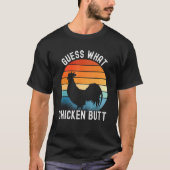 T-shirt Mème De Poulet Devine Ce Beurre De Poulet (Devant)