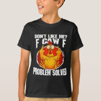 Mème de poulet drôle Ne m'aime pas F-caw-f Problèm