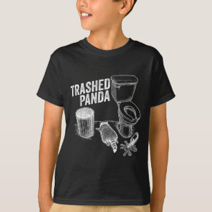 T-shirt Mème de Raton Laveur Ivre Panda Crasse Drôle Amate