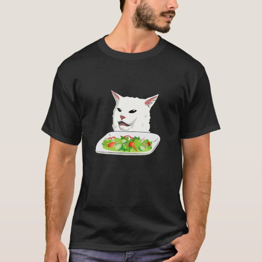 T-shirt Mème de Smudge le chat (Devant)