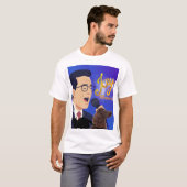 T-shirt Meme de Stephen Colbert chantant Joy Matters (Devant entier)