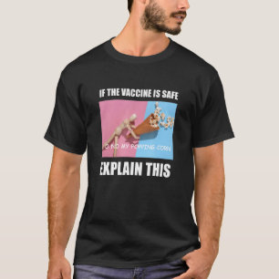 T-shirt Mème de vaccin bizarre Ironic Dumb Progressive Jok