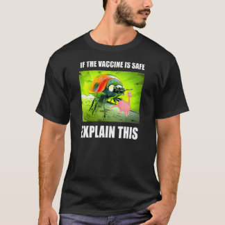 T-shirt Mème de vaccin bizarre Ironic Dumb Progressive Jok