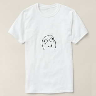 T-shirt Mème de visage de derp