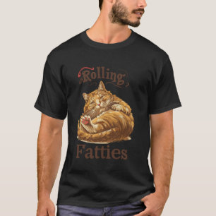T-shirt Mème d'humour Chat qui Roule Gros