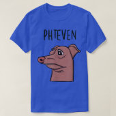 T-shirt Meme Dog Funny Phteven lisping Dog  (Design devant)