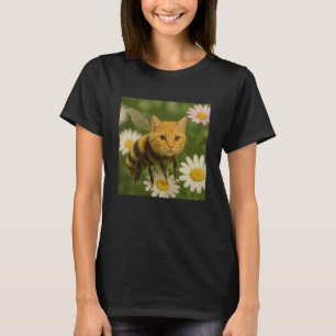 T-shirt Mème drôle de chat abeille