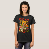 T-shirt Mème drôle de chat Pho Kit Mariners  (Devant entier)